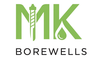 M K Borewells logo